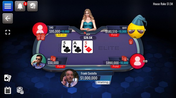 Downtown Casino Poker Leagues : Texas Hold'em Poker Tournaments game for Linux 1