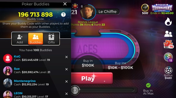 Скриншот из Poker Legends: Tournaments