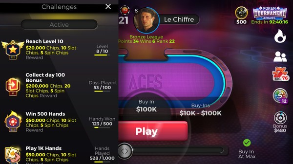 Скриншот из Poker Legends: Tournaments