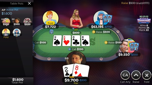 Скриншот из Poker Legends: Tournaments