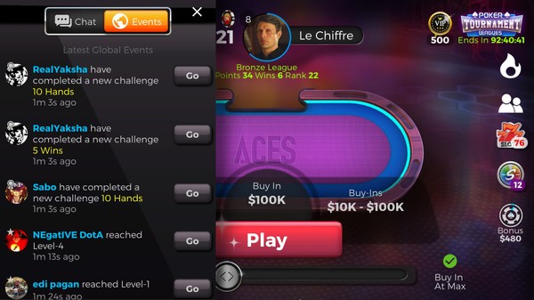 Скриншот из Poker Legends: Tournaments