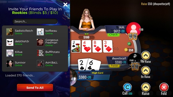 Downtown Casino Poker Leagues : Texas Hold'em Poker Tournaments PC requirements