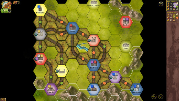 Скриншот из Steam: Rails to Riches - Southwestern France Map