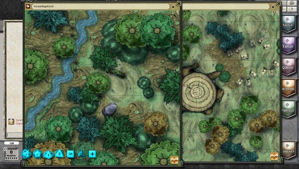 Скриншот из Fantasy Grounds - Forest Map Pack by Joshua (Map Pack)