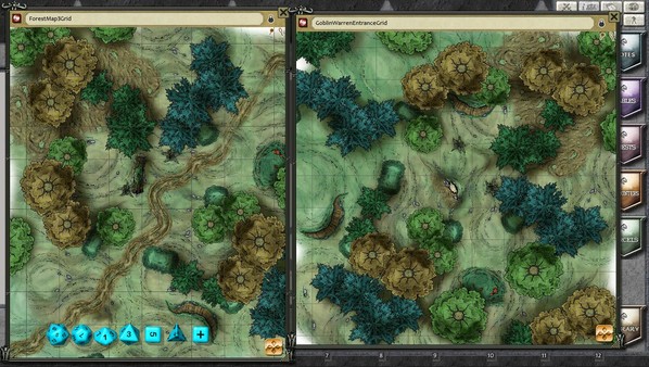 Скриншот из Fantasy Grounds - Forest Map Pack by Joshua (Map Pack)