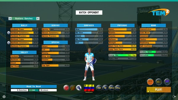 Скриншот из Tennis Elbow Manager 2