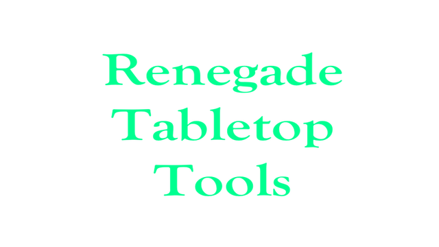 Renegade Tabletop Tools System Logo