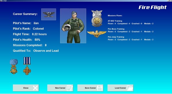 Fire Flight game for Linux 1