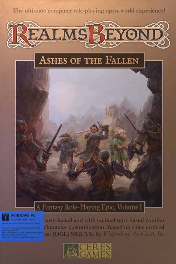 Steam portrait for Realms Beyond: Ashes of the Fallen.