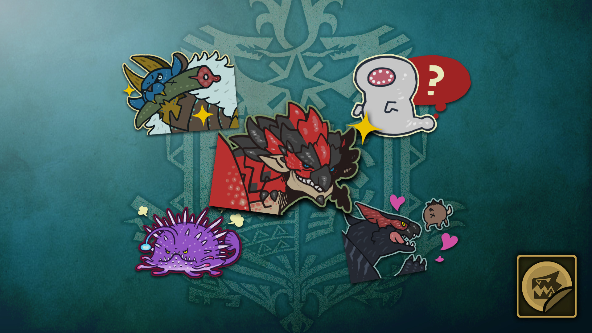 monster hunter world sticker