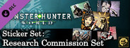 Monster Hunter: World - Sticker Set: Research Commission Set
