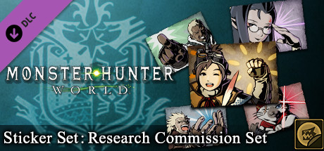 Monster Hunter: World - Sticker Set: Research Commission Set