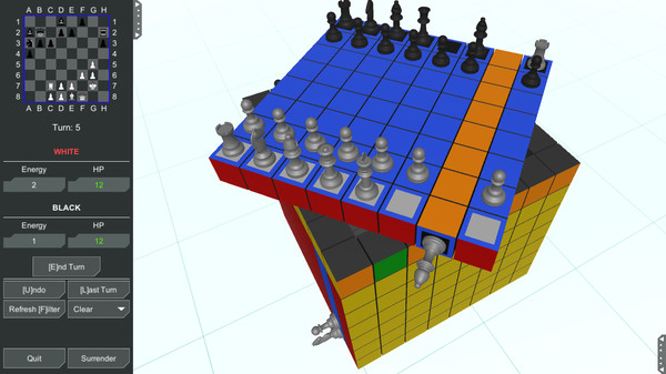 Скриншот из Chess Cubed