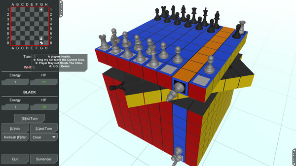 Chess Cubed minimum requirements