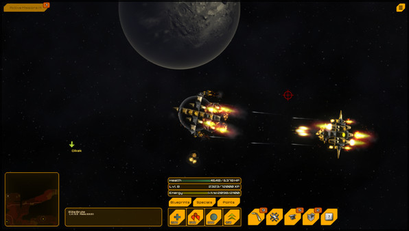 Advanced Mechanized Spacecraft game for Linux 1