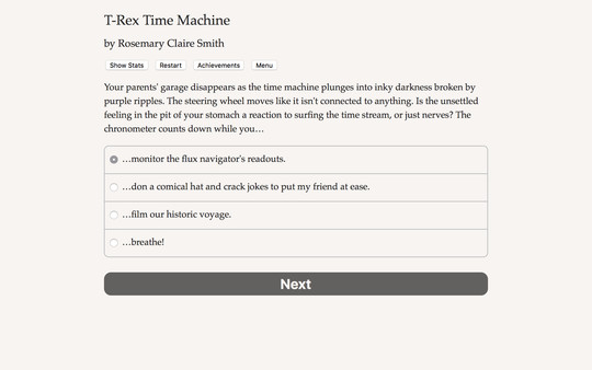 T-Rex Time Machine