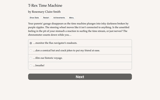 T-Rex Time Machinefor windows and Linux 1