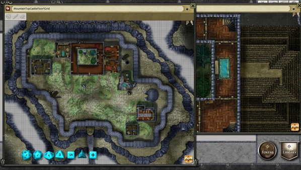 Скриншот из Fantasy Grounds - Mountain Top Castle Map Pack by Joshua Watmough (Map Pack)