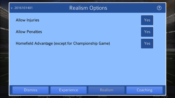 Pro Strategy Football 2018for windows and Linux 1