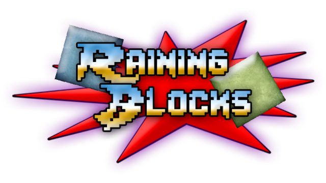 Raining blocks Logo
