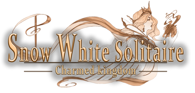 Snow White Solitaire. Charmed Kingdom Logo