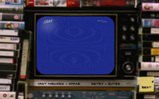 FIRST STEAM GAME VHS - COLOR RETRO RACER : MILES CHALLENGEfor windows and Linux 1