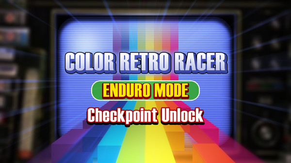 Скриншот из COLOR RETRO RACER : ENDURO MODE *Checkpoint Unlock*