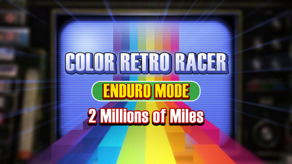 Скриншот из COLOR RETRO RACER : ENDURO MODE *2 Millions of Miles*