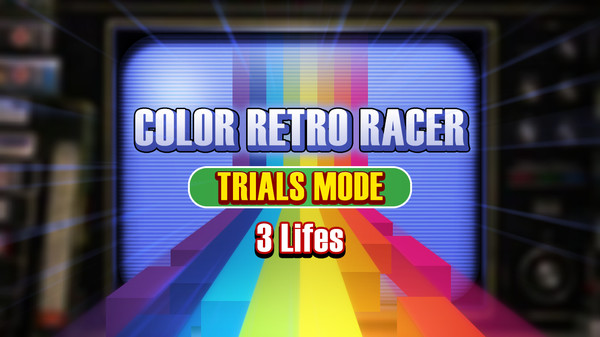 Скриншот из COLOR RETRO RACER : TRIALS MODE *3 Lifes*