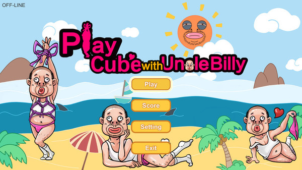 Play cube with Uncle Billy