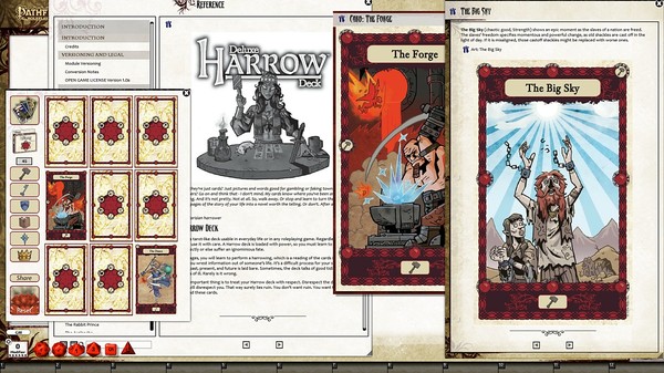 Скриншот из Fantasy Grounds - Pathfinder RPG - Harrow Deck (PFRPG)