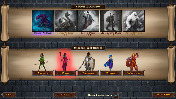 Скриншот из One Deck Dungeon