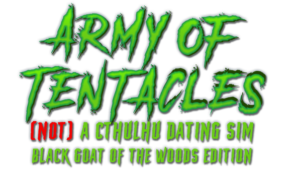 Army of Tentacles: (Not) A Cthulhu Dating Sim: Black GOAT of the Woods Edition Logo