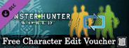 Monster Hunter: World - Free Character Edit Voucher