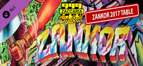 Zaccaria Pinball - Zankor 2017 Table cover art