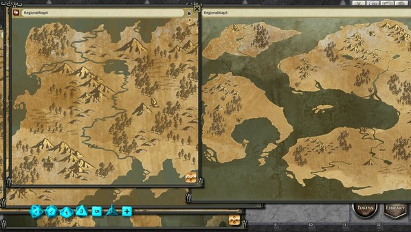 Скриншот из Fantasy Grounds - Regional Map Pack by Joshua Watmough (Map Pack)