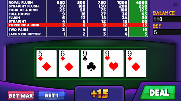 Royal Casino: Video Poker
