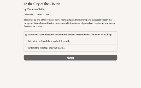 To the City of the Clouds recommended requirements