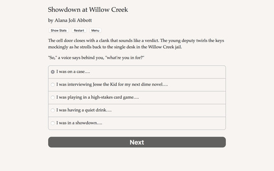 Can i run Showdown at Willow Creek