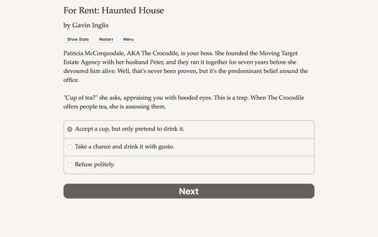 For Rent: Haunted House game for Linux 1