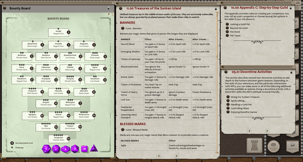 Скриншот из Fantasy Grounds - Hunter's Mark (5E)