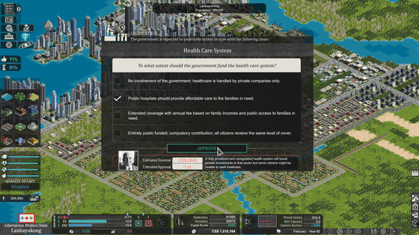 Citystate game for Linux 1