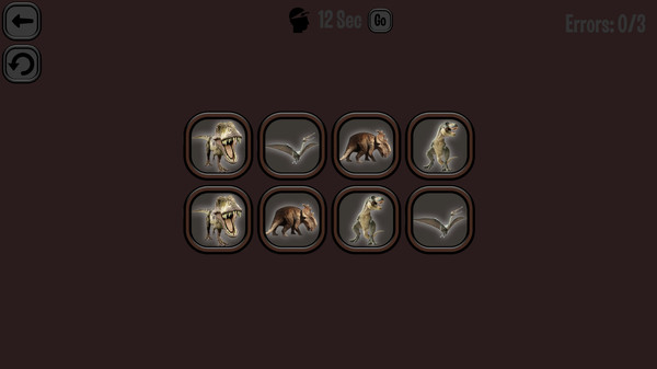 Animals Memory: Dinosaursfor windows and Linux 1
