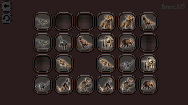 Скриншот из Animals Memory: Dinosaurs