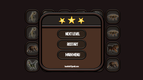 Animals Memory: Dinosaurs game for Linux 1