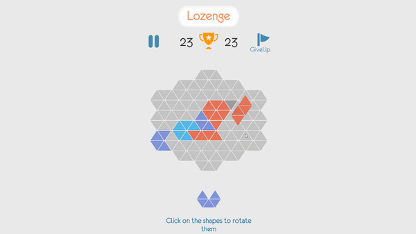 Lozenge game for Linux 1