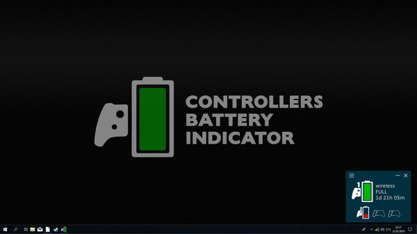 Controllers Battery Indicator for linux