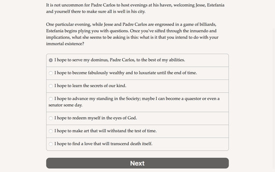 Choice of the Vampire game for windows Pc 1