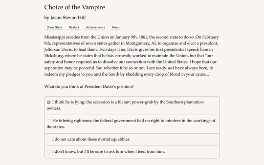 Choice of the Vampire for linux