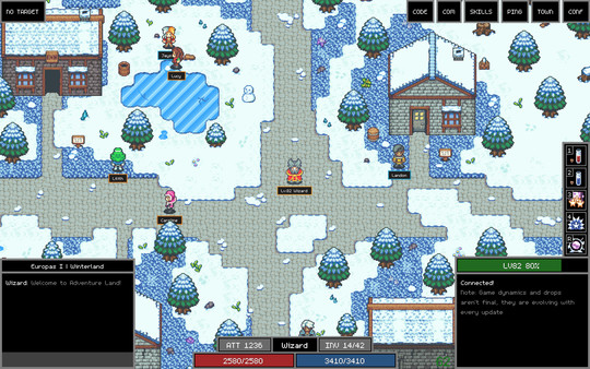 Скриншот из Adventure Land - The Code MMORPG